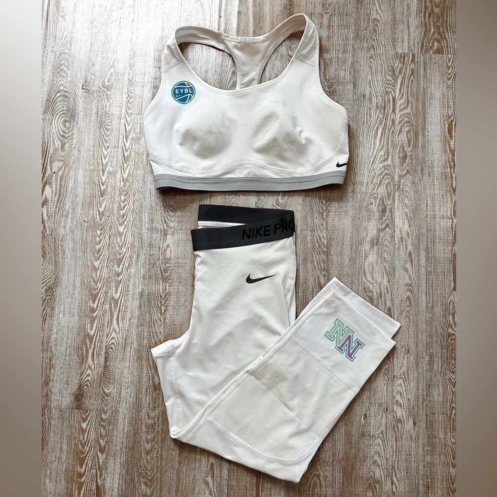 Nike Pro RARE EYBL leggings and sport bra
